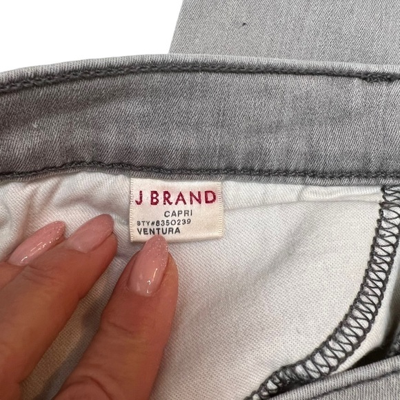 J Brand Grey Skinny Mid Rise Jeans Size 28 - Picture 5 of 9